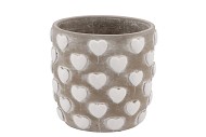 LOVE AMORE SINGLE WHITE POT ASS P/1 14X14X13CM NM