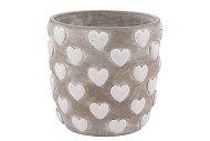 LOVE AMORE SINGLE WHITE POT ASS P/1 17X17X16CM