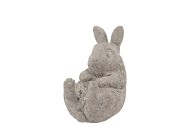 EASTER RABBIT STONE SITTING 12X9X14CM