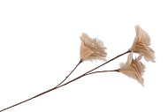 SILK FEATHER FLOWER SAND 3 OP STEEL 80CM NM