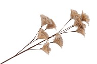 SILK FEATHER FLOWER SAND 9 OP STEEL 110CM NM