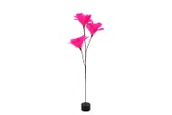 SILK FEATHER FLOWER FUCHSIA 3 OP VOET 45CM NM