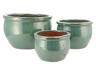 MALAYSIA CELADON BOWL 32X21CM S/3