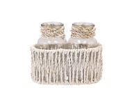 INCA WHITEWASH BOTTLE 2X 16X9X8CM