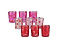 LOVE YOU LIPS CANDLE HOLDER ASS P/1 7,3X8CM NM