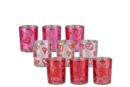 LOVE YOU HEARTS CANDLE HOLDER ASS P/1 7,3X8CM NM