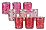 LOVE YOU HEARTS CANDLE HOLDER ASS P/1 10X12,5CM NM