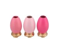EASTER EGGCITED VASE PINK ASS P/1 5X5X10CM NM