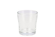 GLASS POT HEAVY 10X10CM