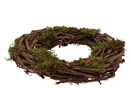WREATH GRAPEWOOD MOS 50CM