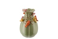 BIRD VASE PISTACHE  12X12X15CM