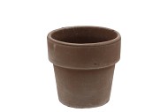TERRA CHOCO BLOEMPOT GRIJS/TAUPE 19X16CM