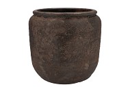 BATU GREY POT 30X27CM