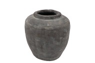 GAMLA GREY JUG HORIZONTAL STRIPES 24X24X25,5CM