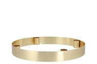 CANDLE HOLDER GOLD RING METAL 30CM