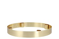 CANDLE HOLDER GOLD RING METAL 30CM