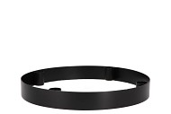 CANDLE HOLDER BLACK RING METAL 30CM