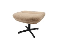 LOUNGE FOOTSTOOL TEDDY SAND 56X45X40CM