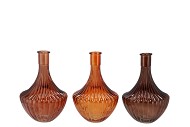 DAYAH EARTHY TERRA GLASS VASE 17X24CM