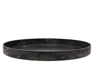 MELAMINE GREY TRAY 36X36X3CM NM