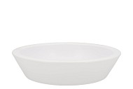 CERAMIC BOWL MATT WHITE LOW ROUND 30X7CM