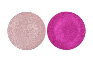 MELAMINE SHINE FUCHSIA/PINK PLATE ROUND ASS 33X33X2CM