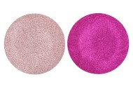 MELAMINE SHINE FUCHSIA/PINK PLATE ROUND ASS 40X40X2CM