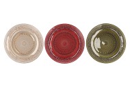 DAYAH COSY AUTUMN GLASS PLATE 32,5X2,5CM ASS P/1