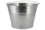 ZINC BASIC NATURAL BUCKET 27X20CM