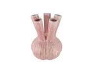 AGLIO STRAIGHT PINK VASE 16X16X19CM