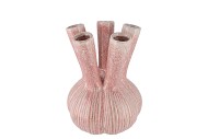 AGLIO STRAIGHT PINK VASE 19X19X25CM