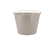 ZINC BASIC GREY BUCKET 10X9CM