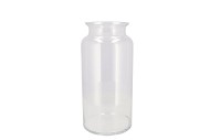 GLASS MOUTHBLOWN MILK BOTTLE 35X19CM