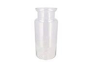 GLASS MOUTHBLOWN MILK BOTTLE 45X24CM