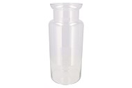 GLASS MILK BOTTLE MOUTHBLOWN 55X24CM NM