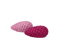 JINGLE FUCHSIA/PINK PINECONE ASS 10X5X5CM
