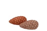 JINGLE NUDE/COPPER PINECONE ASS 10X5X5CM
