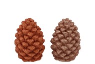 JINGLE NUDE/COPPER PINECONE ASS 7X7X10CM