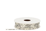 RIBBON SMALL X-MAS CREAM 50MX3MM NM
