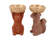 JINGLE NUDE/COPPER SQUIRREL ASS 14X12X23CM