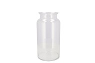 GLASS MOUTHBLOWN MILK BOTTLE 30X19CM