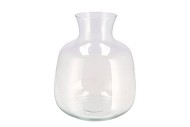 MIRA CLEAR GLASS BOTTLE BIG 24X24XX28CM