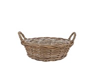 RATTAN IVY BASKET LOW EARS 25X13CM