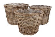 RATTAN IVY BASKET 40CM S/3