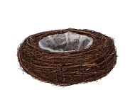 WREATH ELM BRANCHES BROWN WITH BOTTOM 30CM