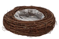 WREATH ELM BRANCHES BROWN WITH BOTTOM 40CM