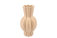 GARLIC SAND HIGH VASE 23X40CM