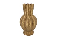 GARLIC GOLD HIGH VASE 23X40CM
