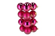 GLASS BALL FUCHSIA 80MM P/16
