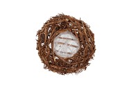 WREATH ROOT WOOD BROWN 30CM NM